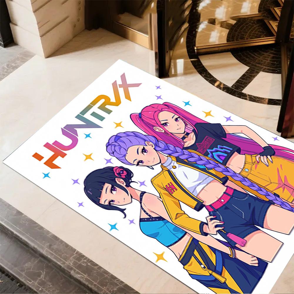 Stars Friends Night Floor Rug Office Rug Design for Hallway Bedrooms Foyer Study room Anti-slip Rug Decorate Offices Perfect Gift for Women/Men