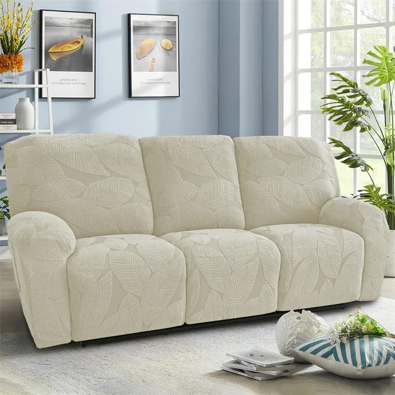 1/2/3seater Recliner Sofa Covers for Living Room Luxury Relax Armchair Slipcover Stretch Couch Cover Funda De Sillón Reclinable