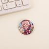 Genshin Impact Tinplate Brooch Set: Keqing, Xiao, Hu Tao, Klee, Kazuha - Cute Character Button Pendant Collection