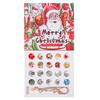 Christmas Bracelet Diy Water Crystal Beads With Zinc Alloy Charms For Kids Holiday Gift