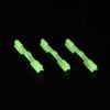 10pcs Night Fishing Rod Tip Wear-Resistant Fluorescent Lure Clip Fishing Float Tip Clip for Rod Top Glow Stick Fixed
