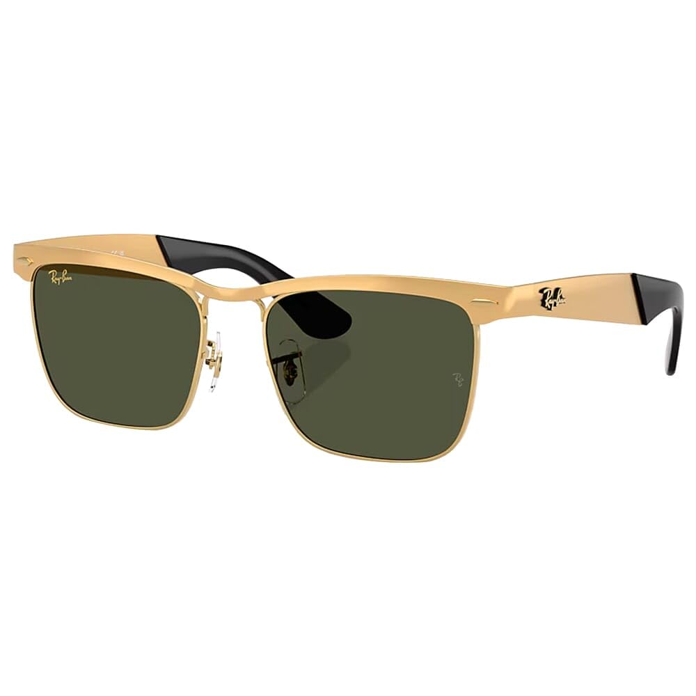 

Oakley Sunglasses Frame Color Sandblasted Legend Lens 53mm 0RB3875, (Front) Gold, Color Green,