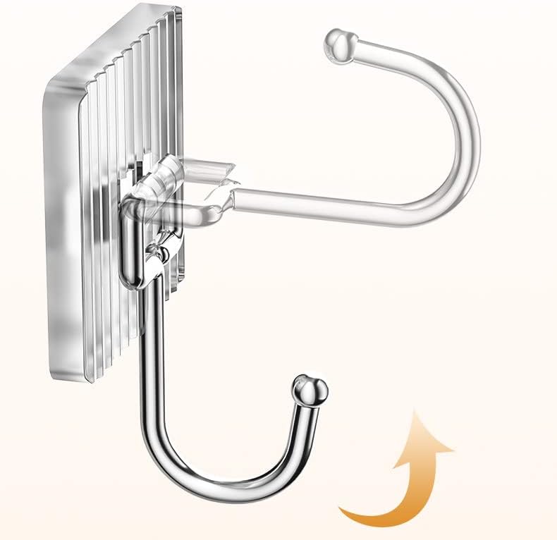 Transparent Wall Hook Strong Self Adhesive Wall Mounted Hook Bathroom Towel No Punching Hanger Storage Rack Acrylic Sticky Hook