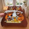 3pcs Characters Surfing Bedding Set Includes Quilt Cover and Pillowcases, Suitable for All Seasons Q006