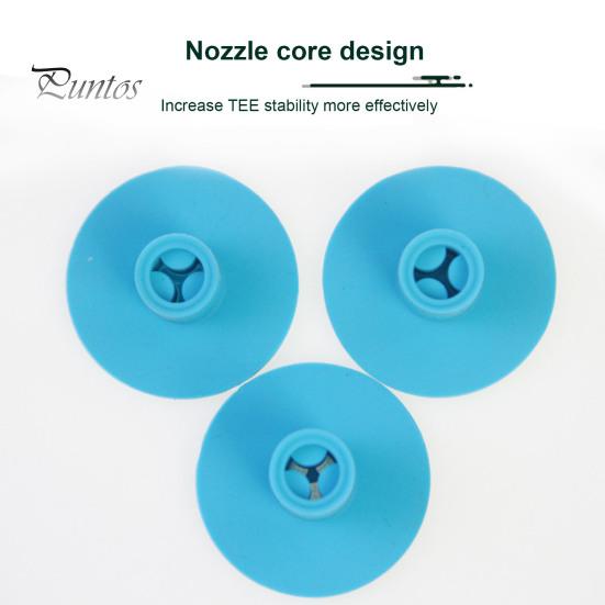 Zestaw uchwytów na tee do golfa z gumy Core Design Golf Nails Training Driving Range Tee Stable Golf Holder dla entuzjastów golfa