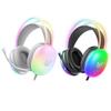 Gaming Headset Over Ear Headphones with LED Lights Gaming Headphones for PS4/PC/Laptop