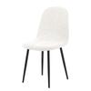 1/2pcs Jacquard Shell Chair Covers Small Armless Dining Chair Slipcovers Spandex Removable Seat Protector for Hotel Home Decor
