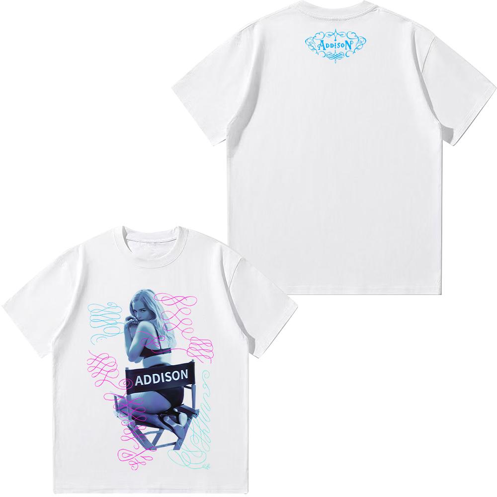 Addison Tee Addison Rae 2025 New Fans Gifts T-shirts Vintage Harajuku High Quality Tops Cotton Clothing Summer Women Men T Shirt