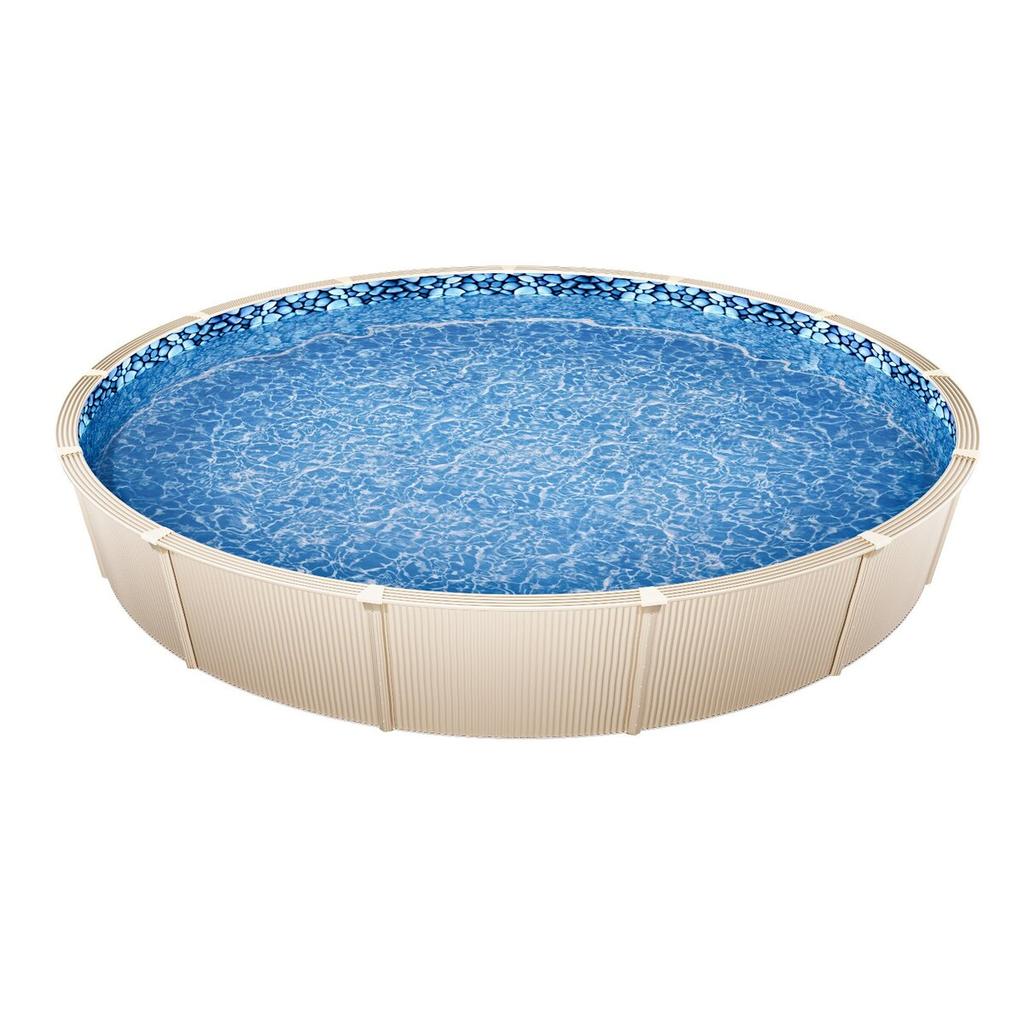 Round Pool Liner 24ft Overlap Style Pool Liner 54in Wall Height
