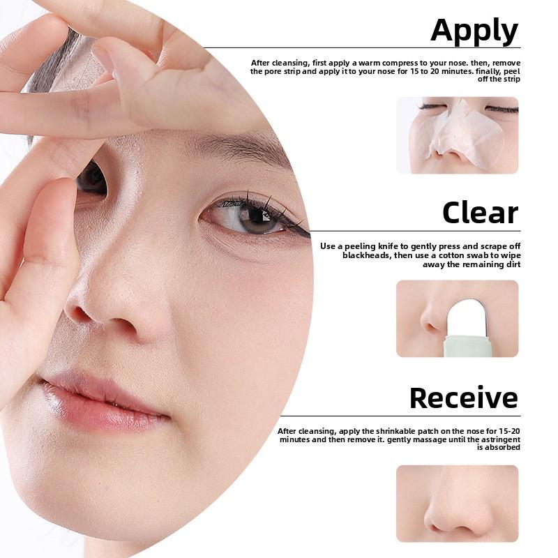 Painless Blackhead Removal Spatula Facial Cleansing Tool for Pore Care & Stubborn Blackhead Extraction