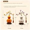 Luxury Art Deco Gourd Ornament Auspicious Purple Qi East High-End Decor Living Room Entrance Hall Desktop Premium Ornament