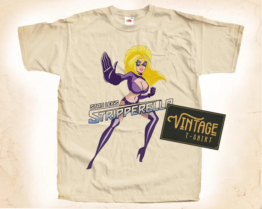 

Stripperella T SHIRT Tee Movie Poster Vintage Natural sizes S - 5XL S
