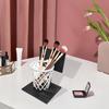 Basketball Stand Pen Holder Basketball Hoop Plastic Mesh Wire Pencil Cup Desk Pen Organizer for Office School Home Supplies