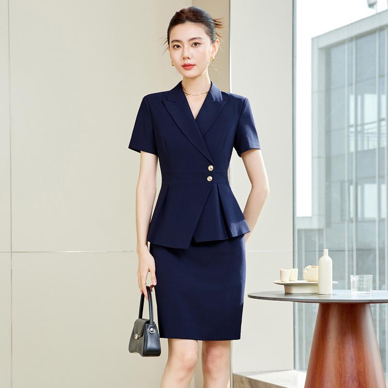 Women's Professional Two-Piece Workwear Suit for Medical, Aesthetics, Salon, Hotel, Jewelry Store & More