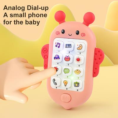 Bee Music Phone Learning Toy - Phone with Music, Stories, Numbers, Animals & Flashlight-like Mode,Battery-Powered (No Included)