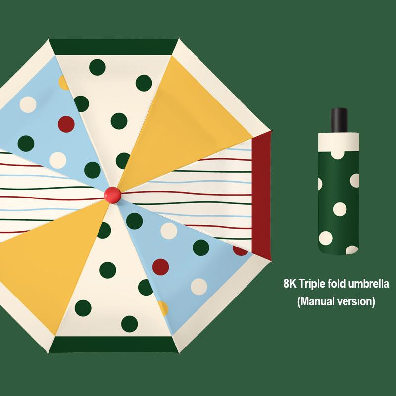 

Зонт с красным носом для женщин, солнечный или дождливый, защита от УФ-излучения, автоматическая безопасность, антирикошет, складная защита от солнца для студентов
