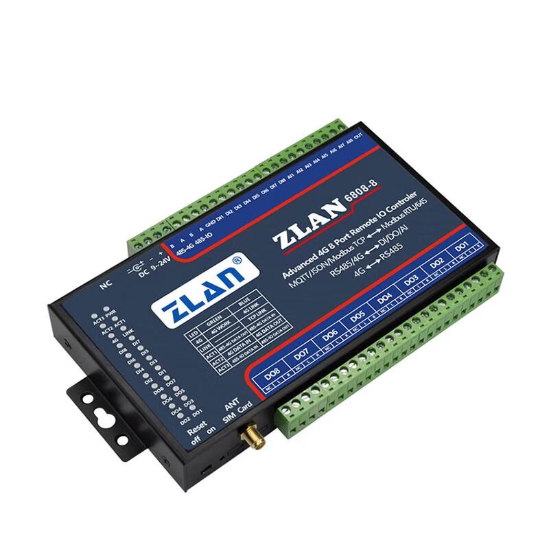 ZLAN6808-8 4G Remote IO Controller