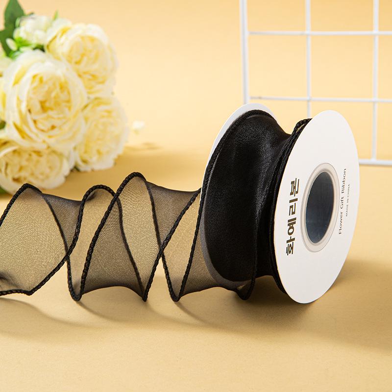 Valentine's Day Korean Fishtail Yarn Ribbon for DIY Flower Bouquets and Cake Decorations