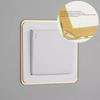 1pc New Anti-Dirty Switch Protective Cover Buckle Type Non-Adhesive Switch Socket Decorative Frame Outlet Wall Sticker Home