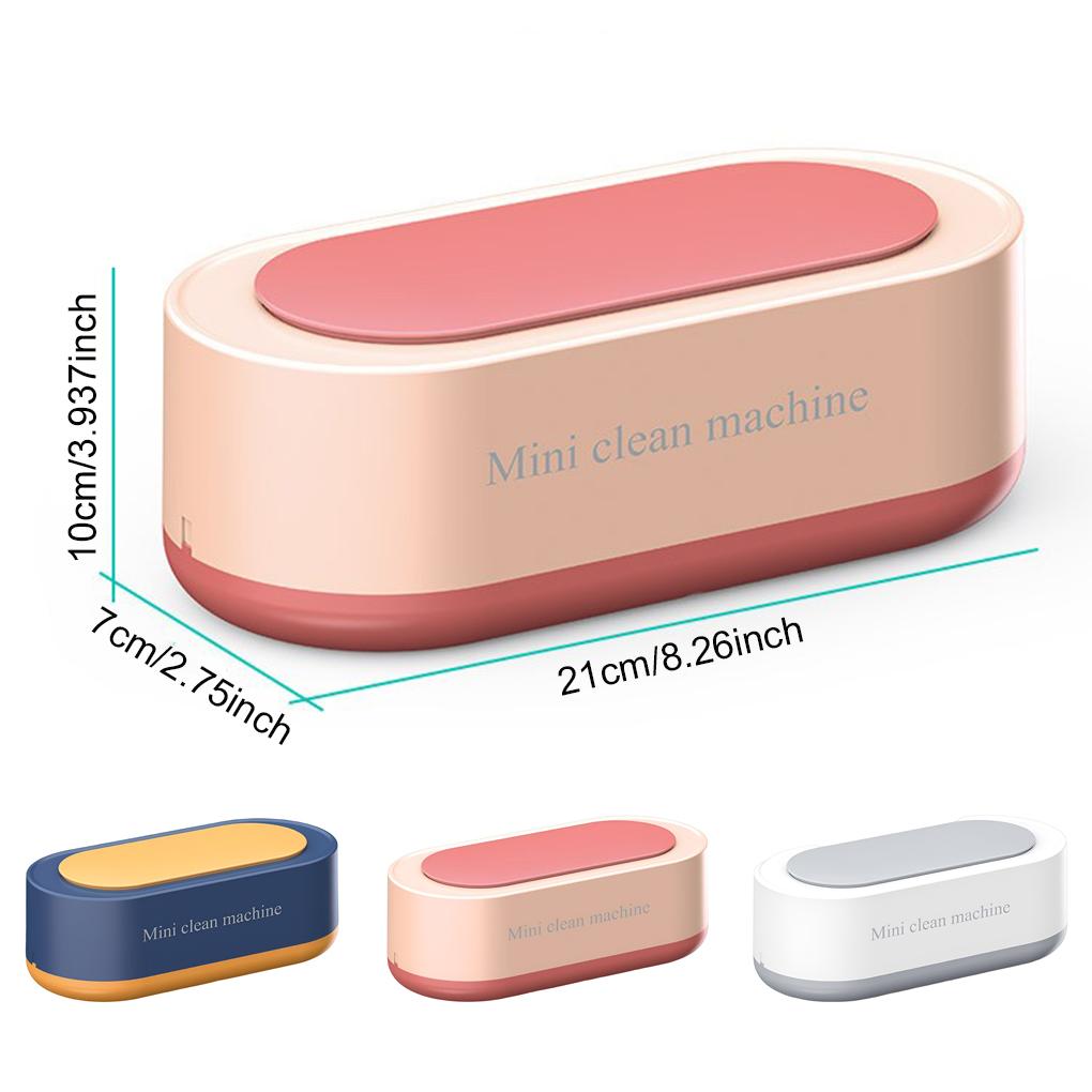 Contacts Lens Cleaning Machine Sonic Battery Powered Colorful Rechargeable 360 Degree Lenses Jewelry Watch Toy Washing Device