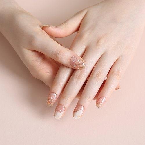 

Volume Gel Nail & Pad Sticker 34pcs Twinkle Flower