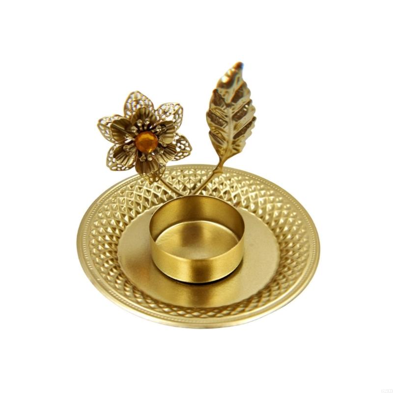 62KD Iron Holder European Leaf Butterfly Stand for Wedding Gift