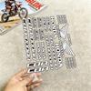 For HONDA CBR 18 Colors Waterproof Reflective Motorbike Stickers Easy Peel Removable Decals for Motorcycle Car