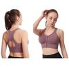 Shockproof High Impact Support Sports Bra with Zipper for Women Plus Size Workout Running Yoga Bodybuilding Top