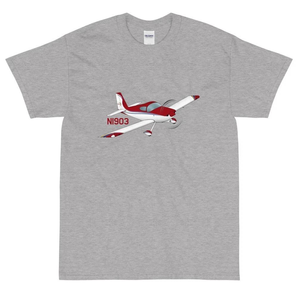 Airplane Custom T-Shirt AIRM1EIM7-RBG1 - Personalized with your N#