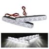 6LED High Power LED Daytime Running Lights Driving Lamp Universal Fit LED Car Fog Light Easy Installation Durable