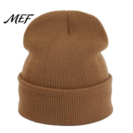 Outdoor Sports Winter Hat Unisex Solid Color Knit Beanies, Classic Slouchy Skull Cap for Winter, Soft Thermal Casual Warm Headwear Men