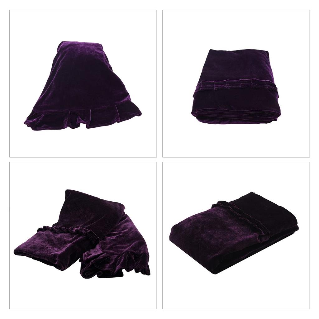 Piano Durable Thick Upright Piano Keyboard Dust for Upright Pianos and Double 158 x 45 x 112 cm Cover, Cover, Dustproof, Washable, Stools, (Purple)
