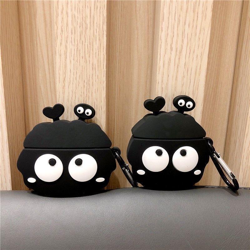 Cute Cartoon Briquettes Silicone Case For AirPods 2 3 4 Pro 2 Pro3 Earphone Protective Cover