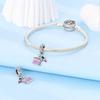 Charmscopperpink Perfume Bottle Lipstick Beads Fit Plataoriginal Bracelets Women Jewellery Making Gifts