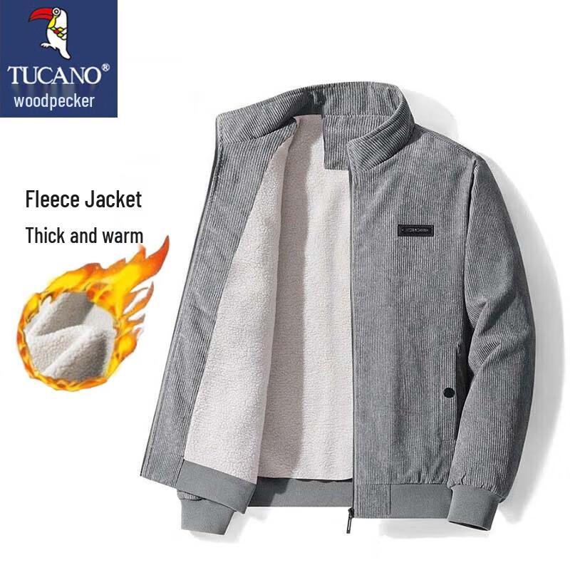 

TUCANO Men s Lamb Wool Lined Thick Warm Jacket M