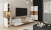 Modern 180 TV Set with a Display Cabinet and a LED Column for the Living Room