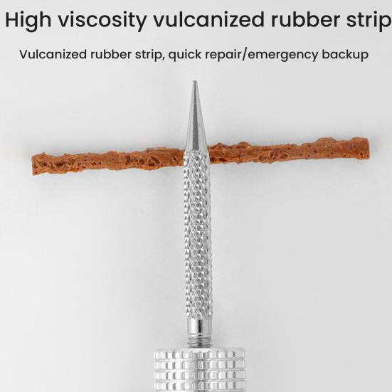 1 Set Bicycle Tire Repair Kit with Ratchet Wrench Bacon Strips Metal Bits Portable Mountain Road Bike Tire Flat Puncture Fix Emergency Repair Tools