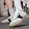 German training couples leather breathable retro white shoes fashionable and versatile soft sole comfortable sports casual shoes