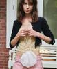 Jedrefeb5 Sheer Ruffle Pouch Reversible 2 Colors