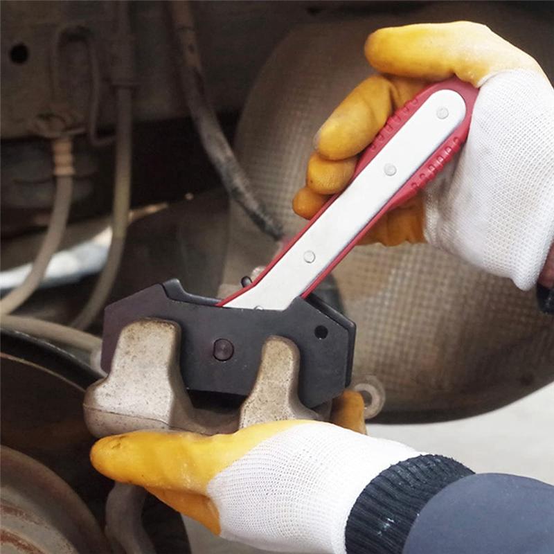 Car Press Automobile Ratchet Brake Piston Spreader Caliper Pad Portable tall Tool For Most Large Trucks-M53K