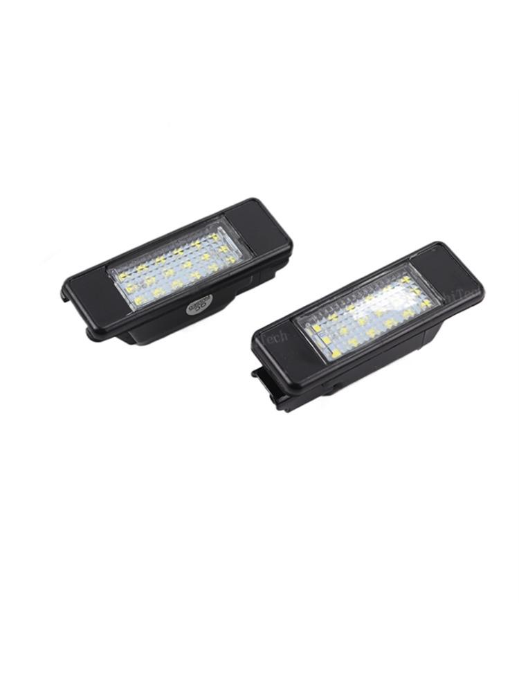 2x Canbus LED Number License Plate Light Lamp For Peugeot 106 1007 207CC 307 308 3008 406 508 607 For Citroën C2 C3 C5 C5 C6 C8