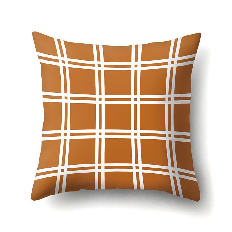 Thanksgiving Pillowcase Blessing Maple Leaf Pumpkin Sofa Cushion Cover Office Home Living Room Pillowcase