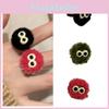 Cute Fluffy Ball Ring For Women Unique Cartoon Design Handmade Geometric Shape Fashionable And Personalized Finger Ring