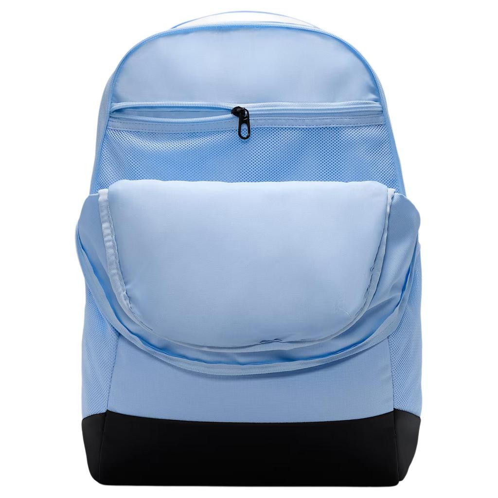 Nike Brasilia 9.5 22L Fashion Logo Print Fabric Backpack Unisex Backpack Stone-Blue Black White DH7709-441