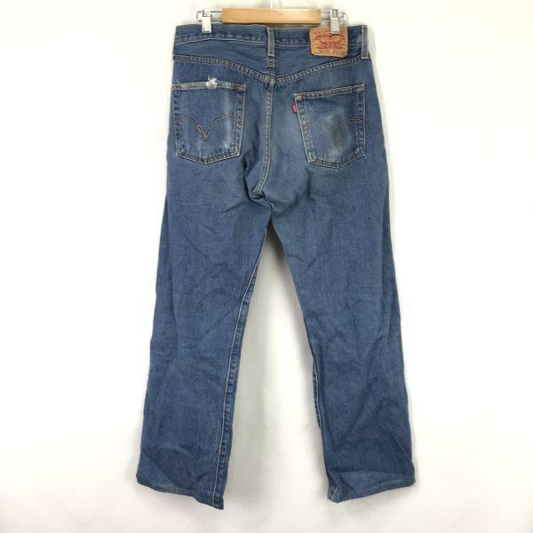 90s Vintage Levi's 501xx Denim Jeans W33 Inseam 78cm Blue Made in Colombia(USED)