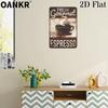 Vintage Coffee Metal Tin Sign 12x8 Inch, Retro Espresso Wall Decor, Rustic Cafe Bar Man Cave Garage Farm Home Decoration