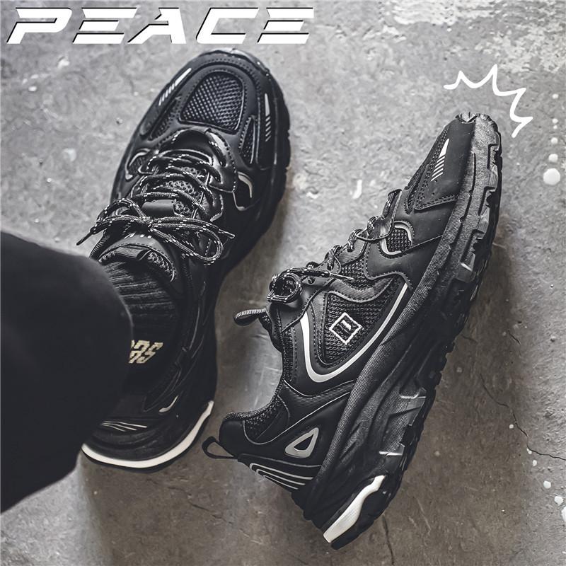 

Trendy brand men s shoes 2025 new autumn and winter sports running shoes youth casual platform little white dad trendy shoes 44