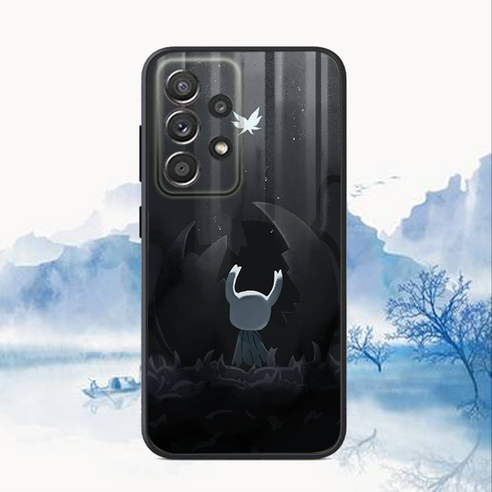 Game H-Hollow K-Knight Phone Case For Samsung S25,S24,S21,S22,S23,S30,Ultra,S20,Plus,Fe,Lite,Note,10,9,5G Black Cover