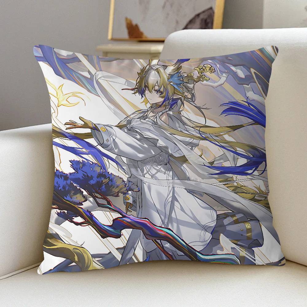 

Arknights Shu Cushion Cover Pillow Cover Decor Pillowcase Printed Cushion Case For Couch 12x12Inch
