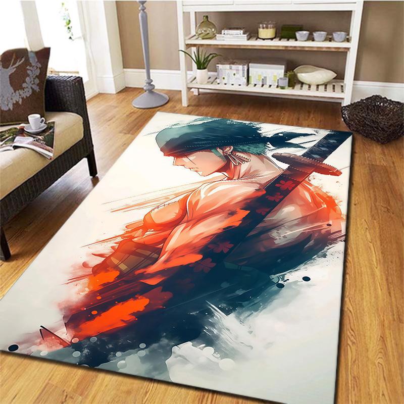 Roronoa Zoro Carpet Rug For Living Room Bedroom Home Sofa Decoration,kids Play Nonslip Floor Mat